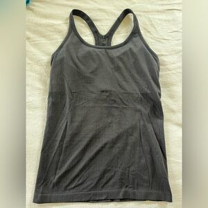 Lululemon ebb to street tank.  Size 10.  Ribbed.  Used once.